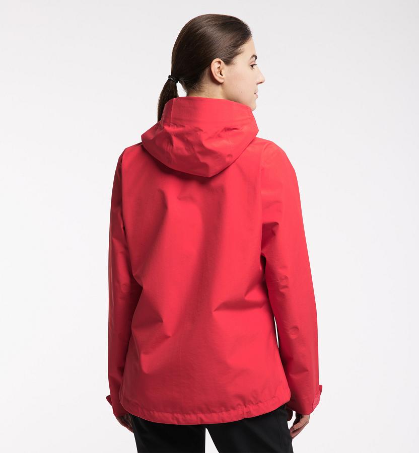 Haglöfs Womens Roc GTX Ski Jacket Red New Zealand 62175WZPX